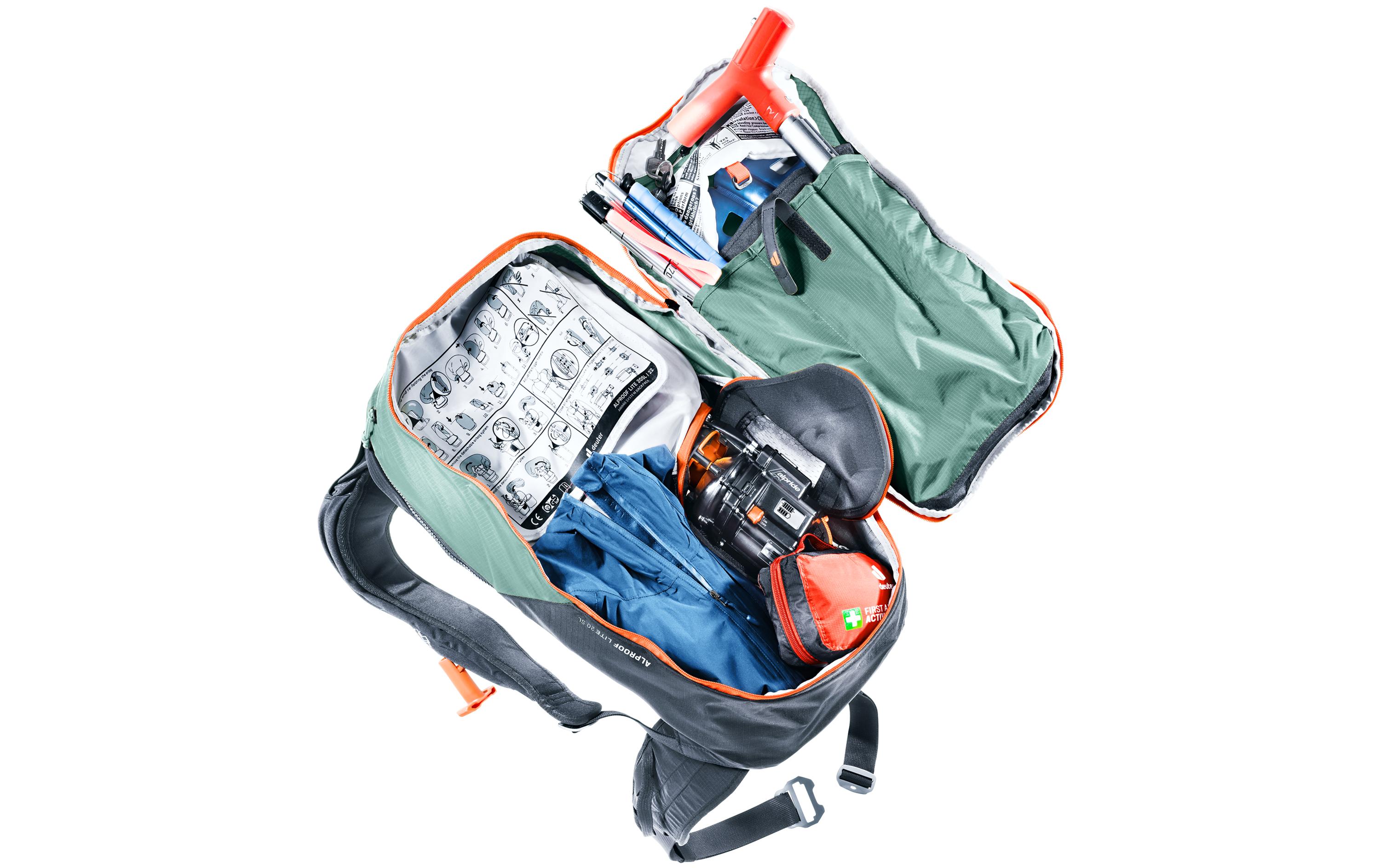 Rucksack Alproof Lite 20 SL, Jade/Black<br>Lawinenrucksack