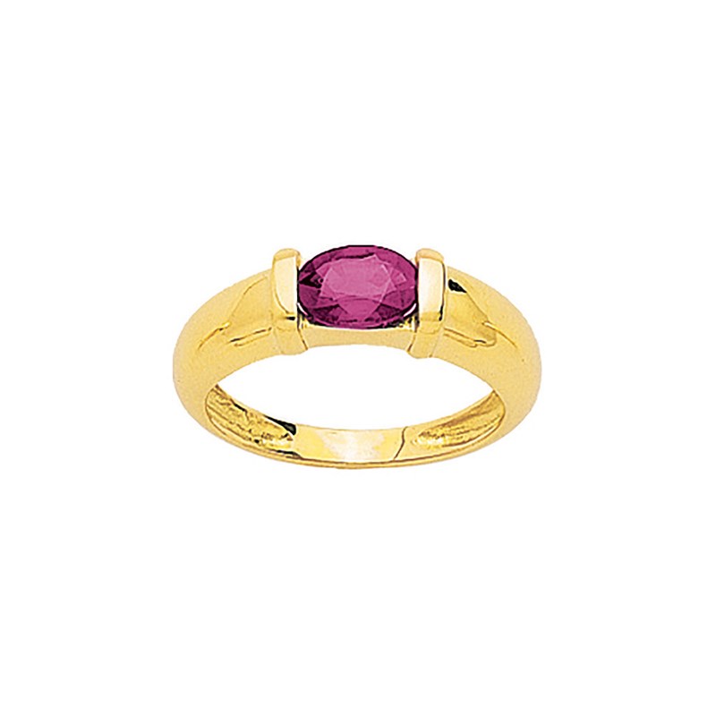 Bague Femme - rubis - Or 18 Carats