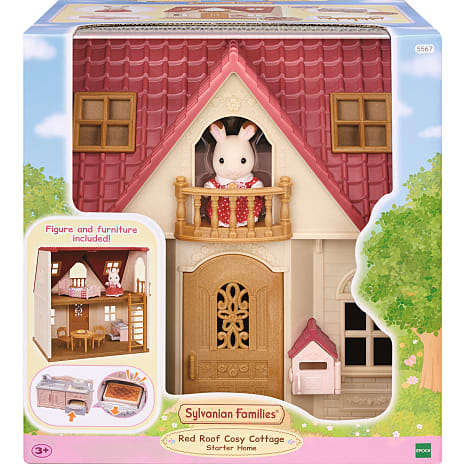 Sylvanian Families startsæt med hyggehytten