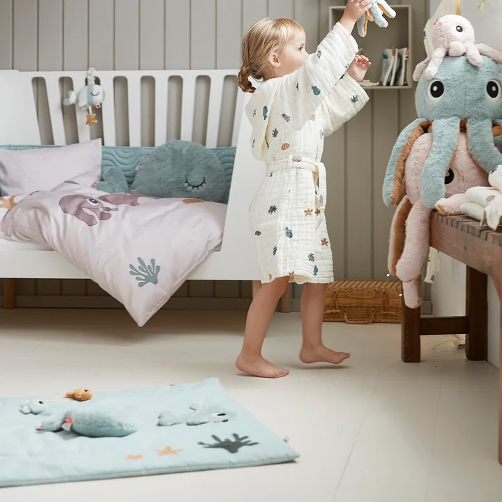 Done by Deer - Babybett, 70 x 140 cm, weiss