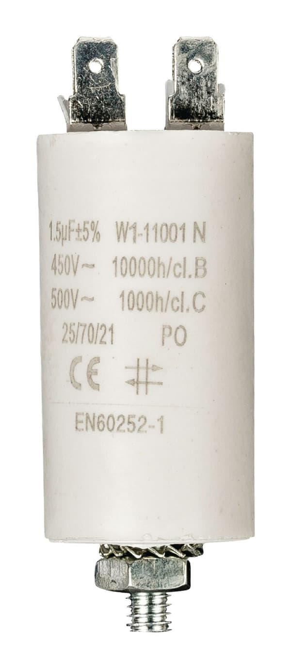Kondensator 1.5uf / 450 v + Aarde