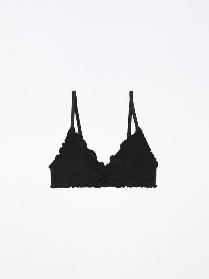 Conjunto com 2 sutiãs sem costura - Preto