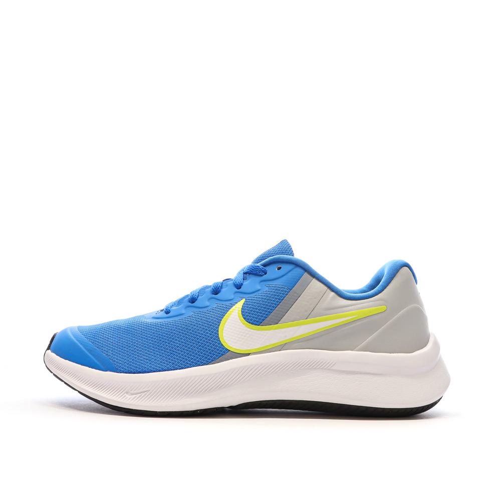 Nike Chaussures de Running Bleues Junior Nike Star Runner 3