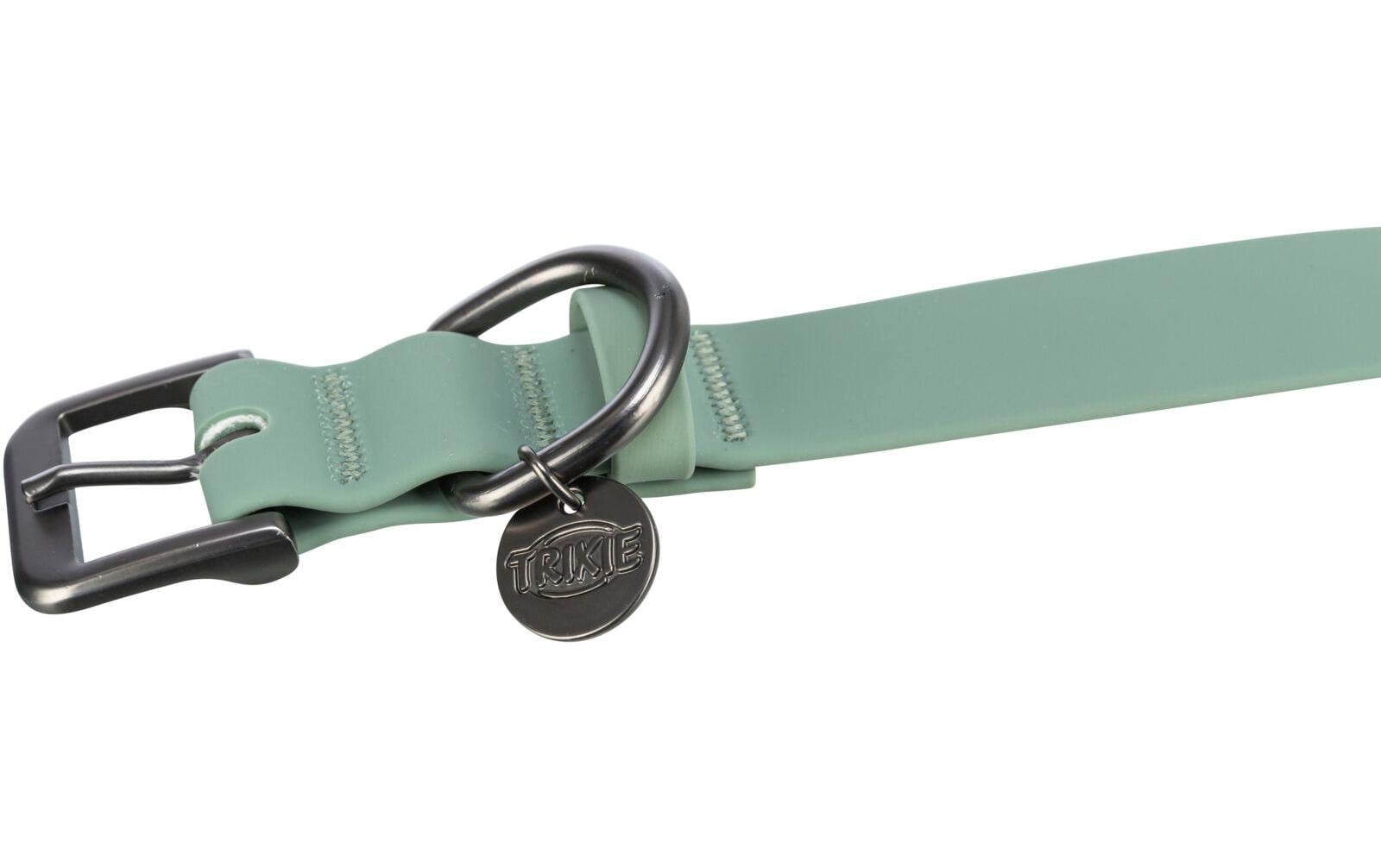 Halsband CityStyle M, 35-42 cm, SalbeiHundeleine aus PVC