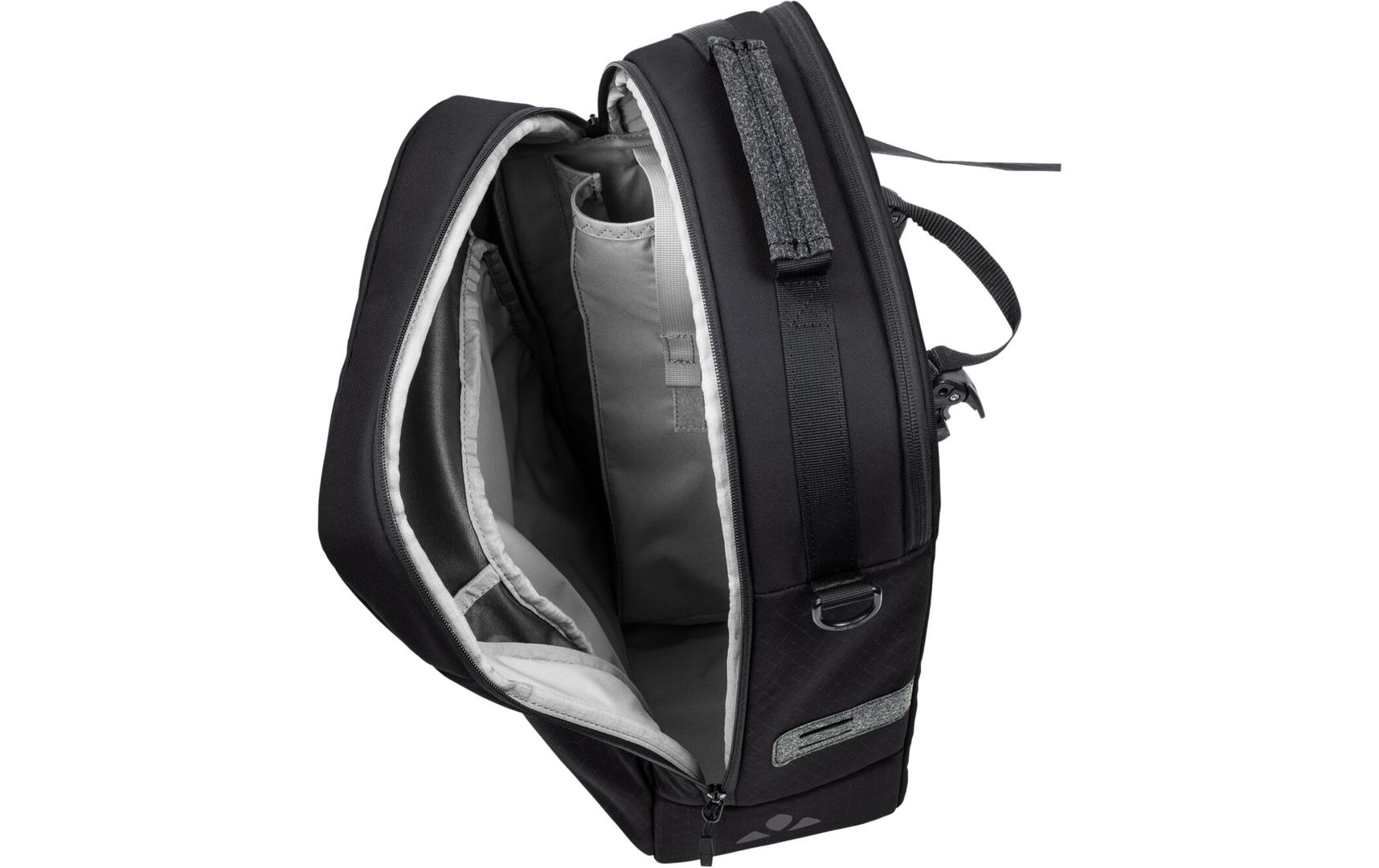 Hinterradtasche eBack Single, BlackPraktische Gepäckträgertasche für E-Biker