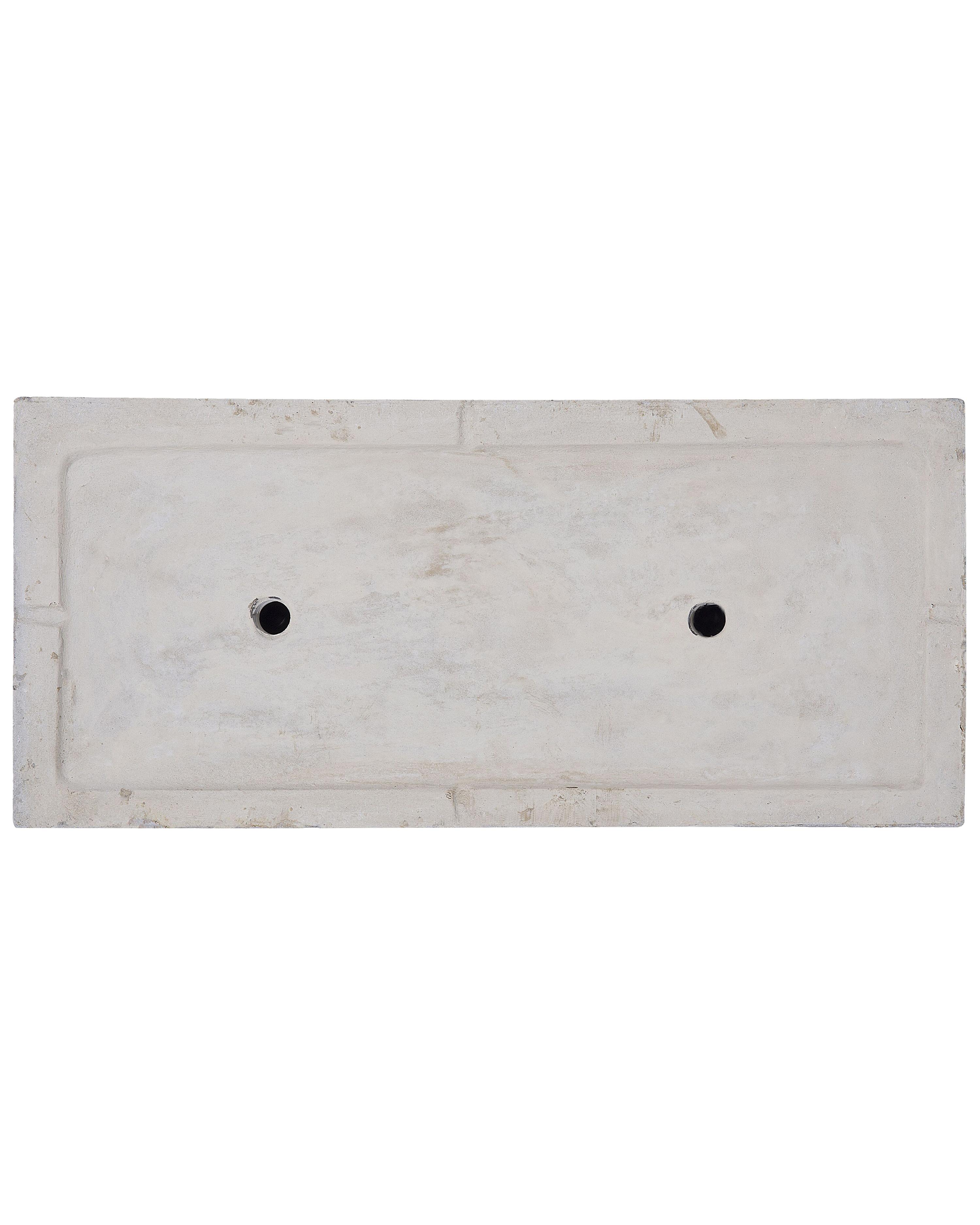 Bloempot MYRA 80 cm Wit