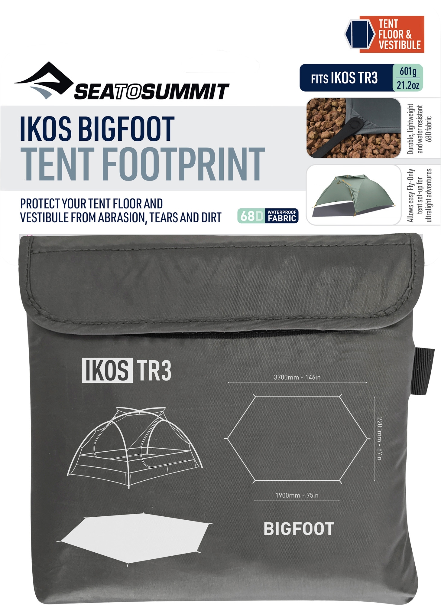 Sea to Summit Telos BigFoot Footprint Bodenplane