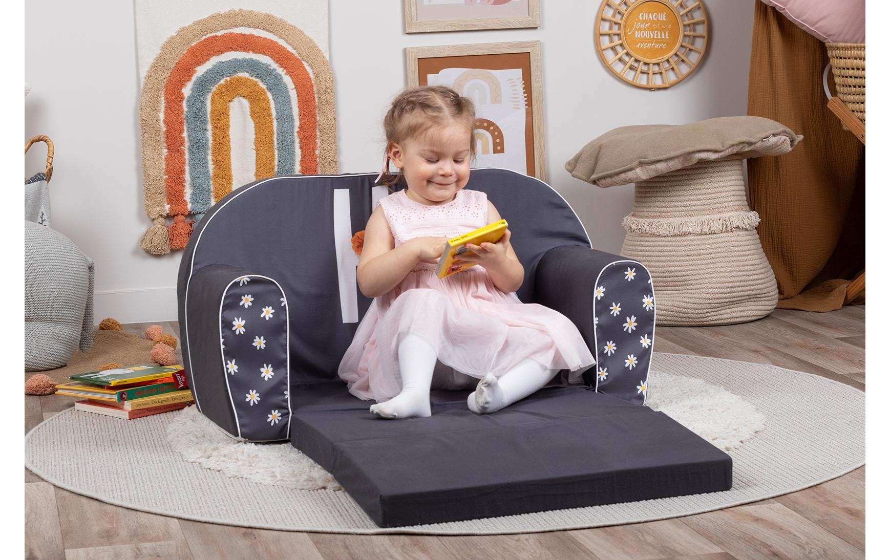 Knorrtoys® Kindersofa »«Lucky bear»« Ausklappbar