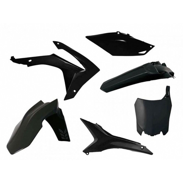 RTECHMX - Kit plastique Honda CRF (2013-2017) - RKITCRFNR0517 Noir