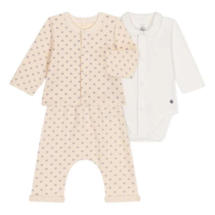 Petit Bateau Ensemble Mignonnet Molleton | Bleu