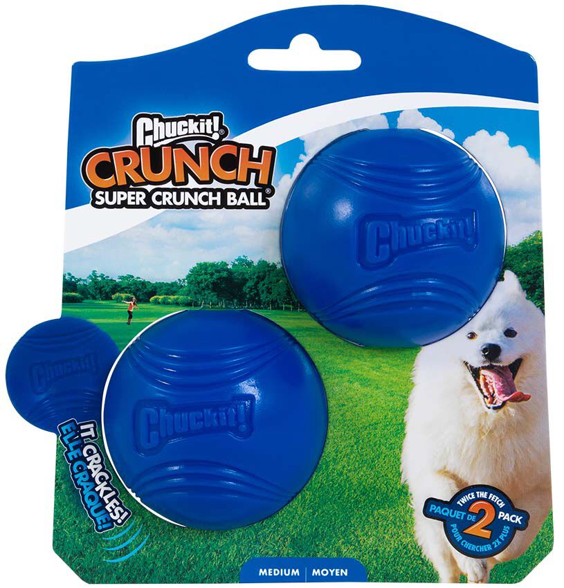 Chuckit Breathe Right Fetch ball - Hondenspeelgoed - blauw - 16x15.5x6.5 cm - M