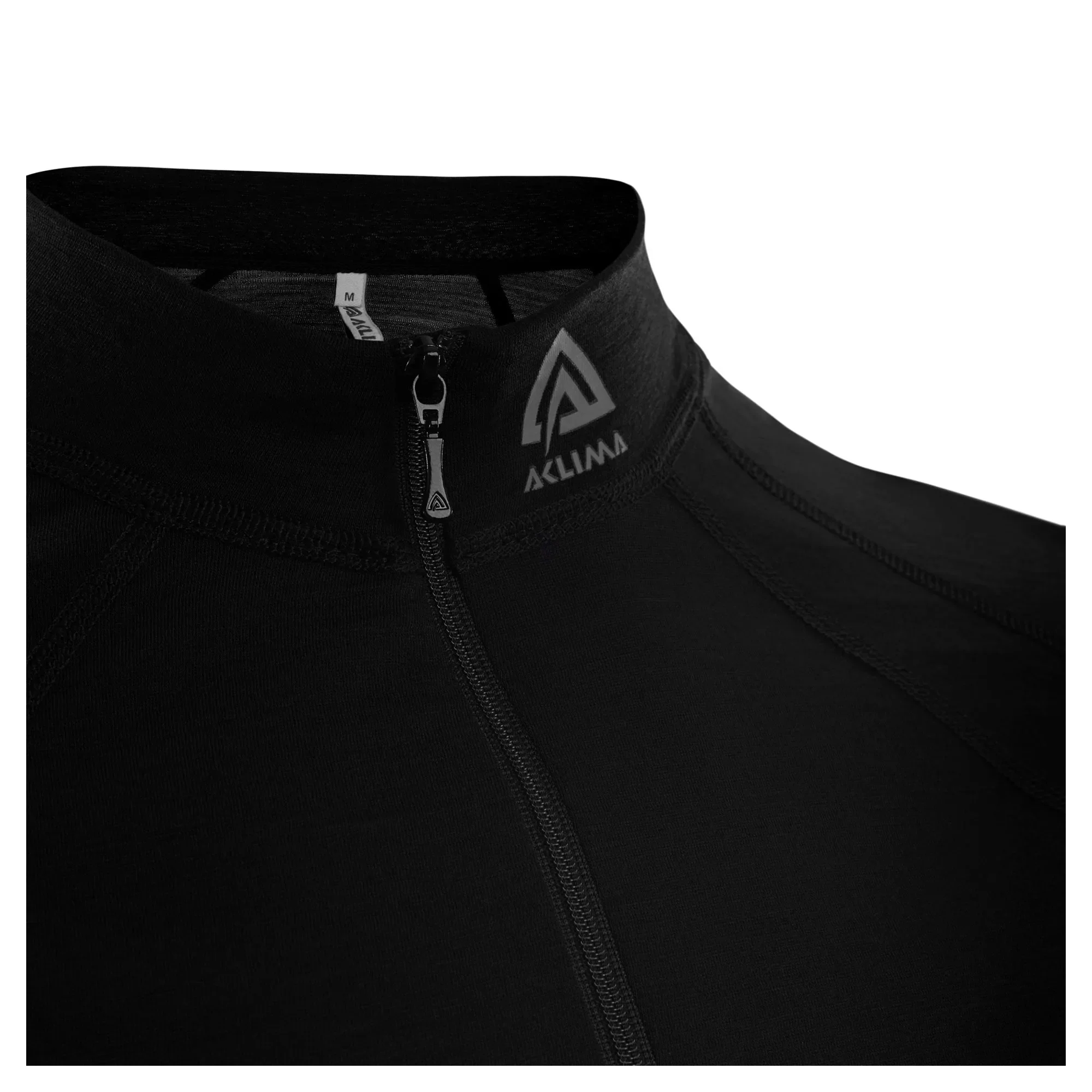 Aclima -  Aclima Pullover LightWool Zip Shirt jet black