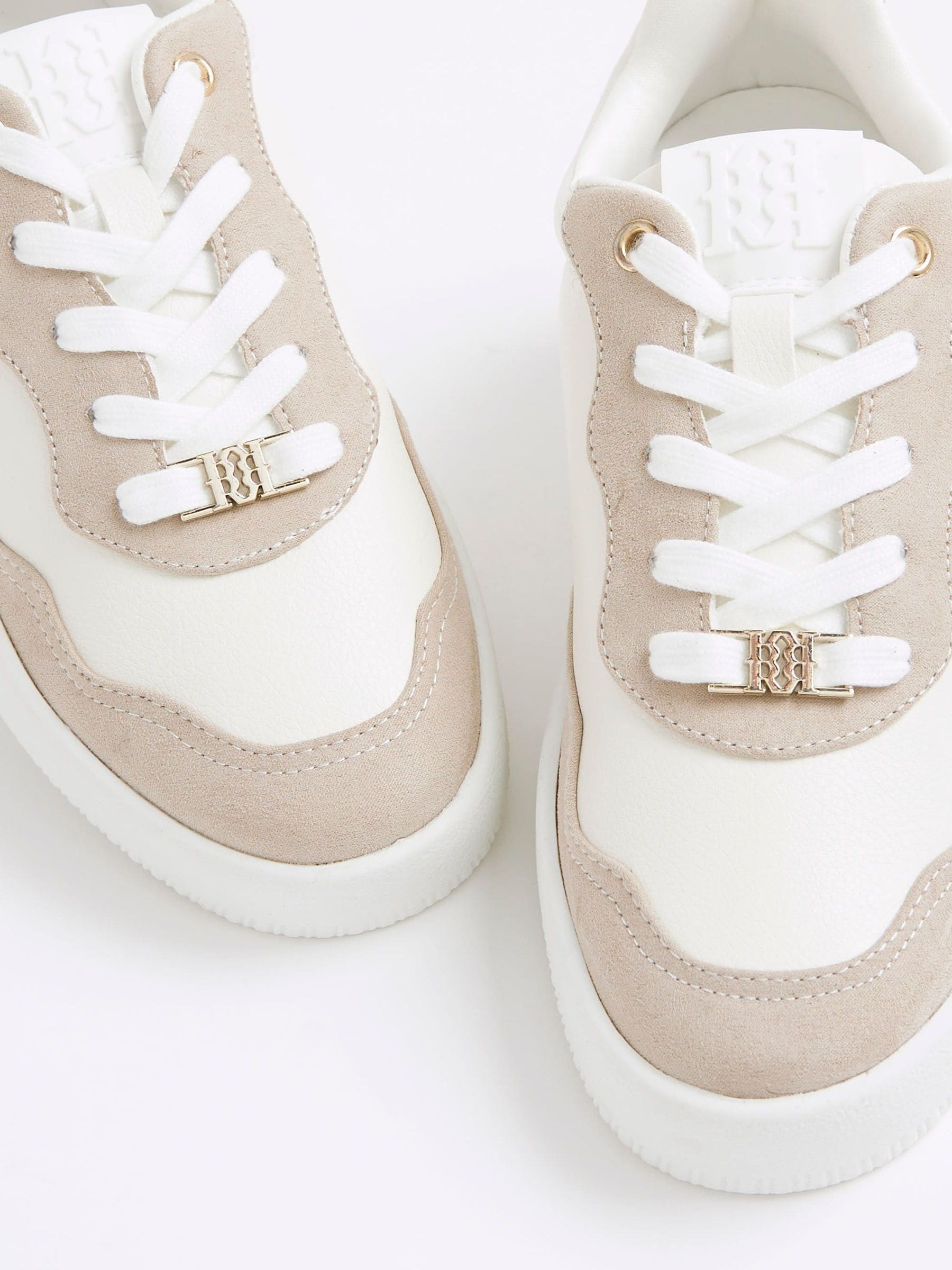 River Island Lace-Up Platform Trainers