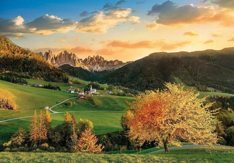 Clementoni Puslespil - The Alps - High Quality - 3000 Brikker