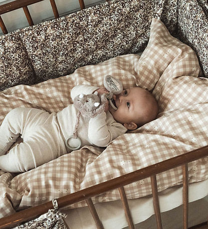 That's Mine Bettwäsche - Baby - Levi - Stardust Kariertes Beige