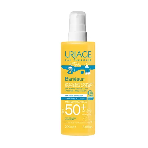 Uriage Bariésun Spray Solaire Hydratant Enfant SPF50+ Sans Parfum 200ml