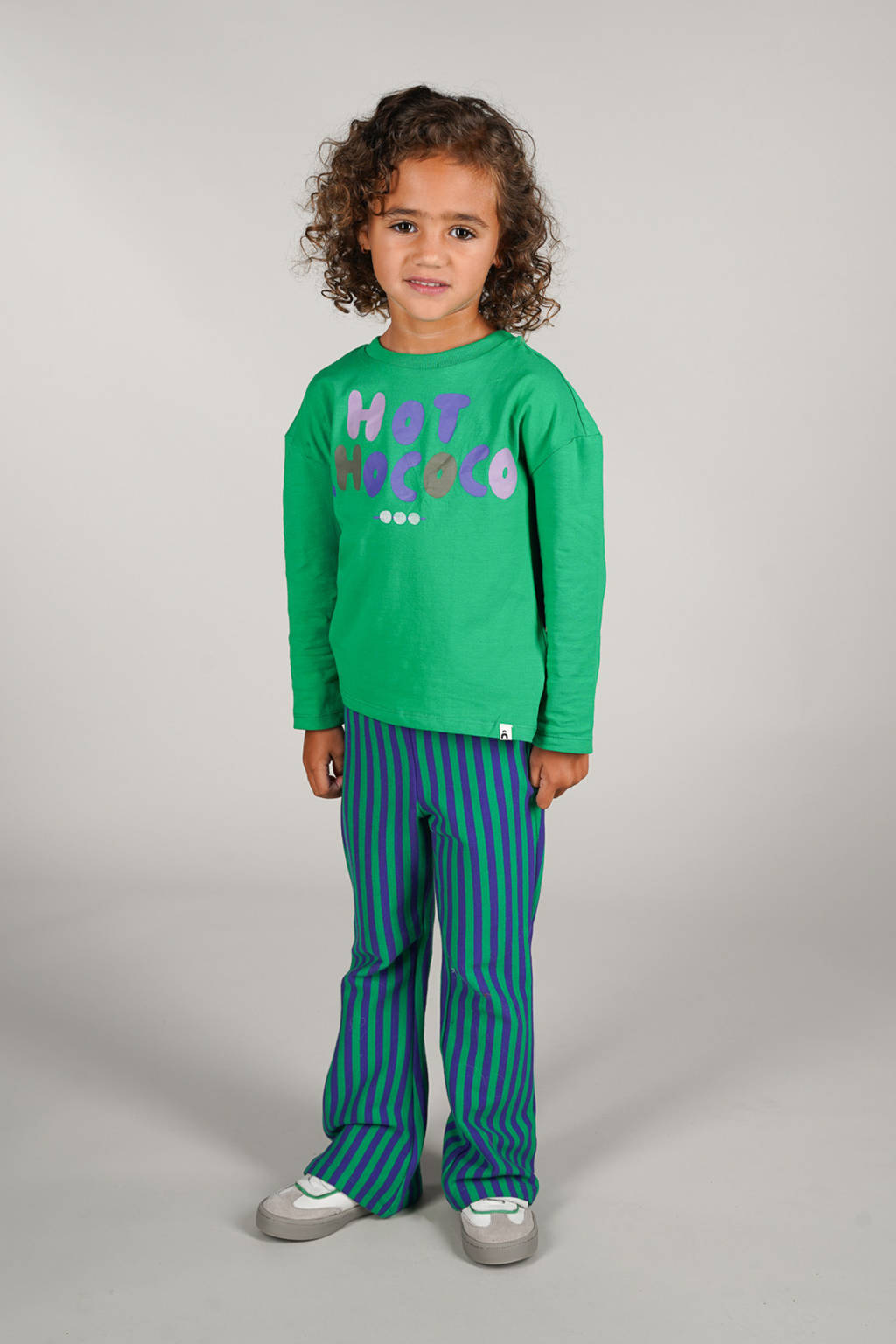 The New Chapter longsleeve met printopdruk groen