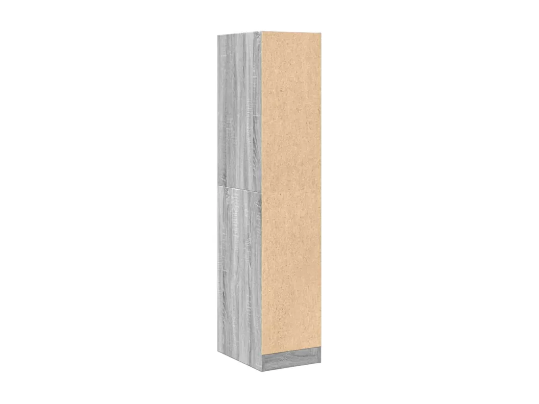 Armoire apothicaire sonoma gris 30x41x144,5cm bois d'ingénierie