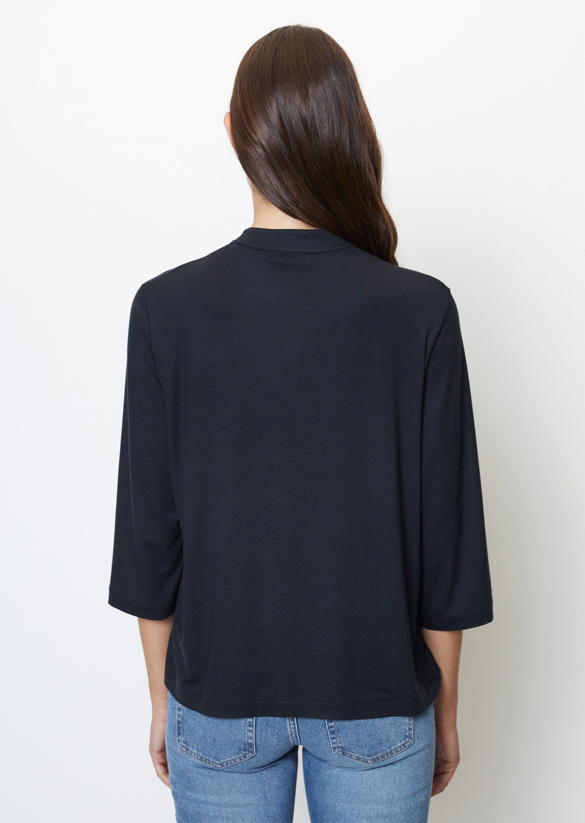 Jerseybluse loose aus LENZING™ ECOVERO™