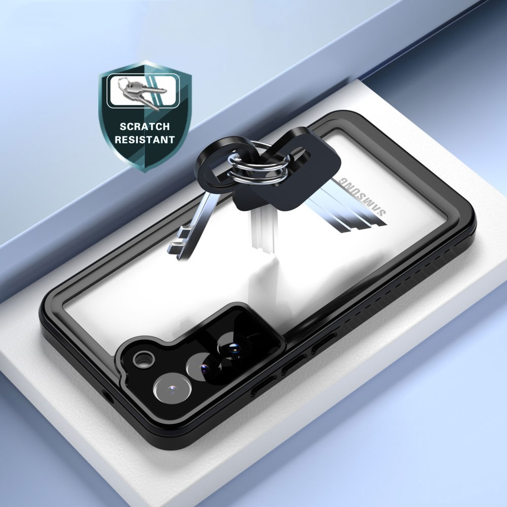 Samsung Galaxy S22 Ultra 5G Wasserfeste Outdoor Schutz Hülle (IP68) - Schwarz
