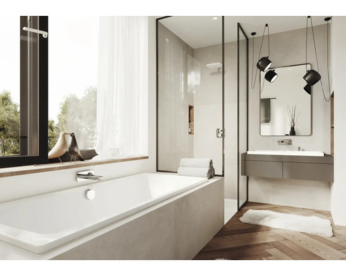 KALDEWEI CAYONO DUO 724 badkuip, 75 x 170 cm, alpine wit mat, 272400010711