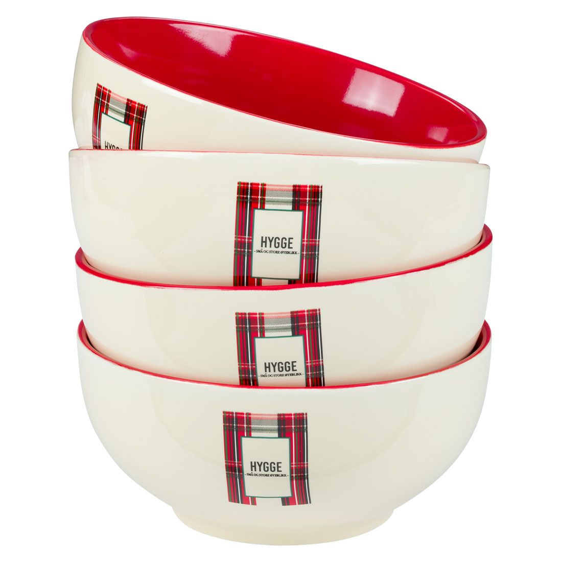 Skåler 4pk Hygge