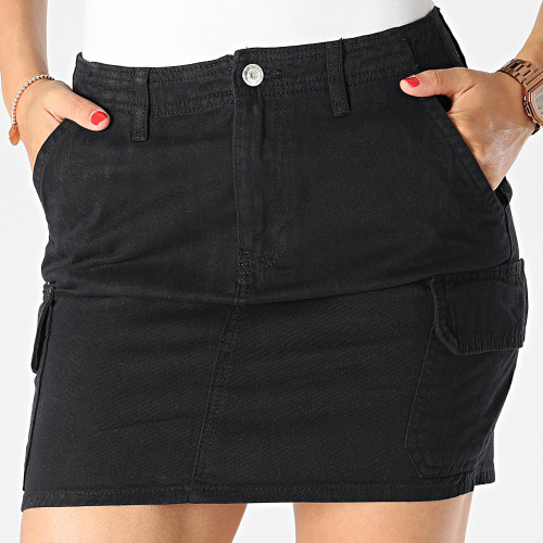 Jupe Jean Femme Malfy Noir