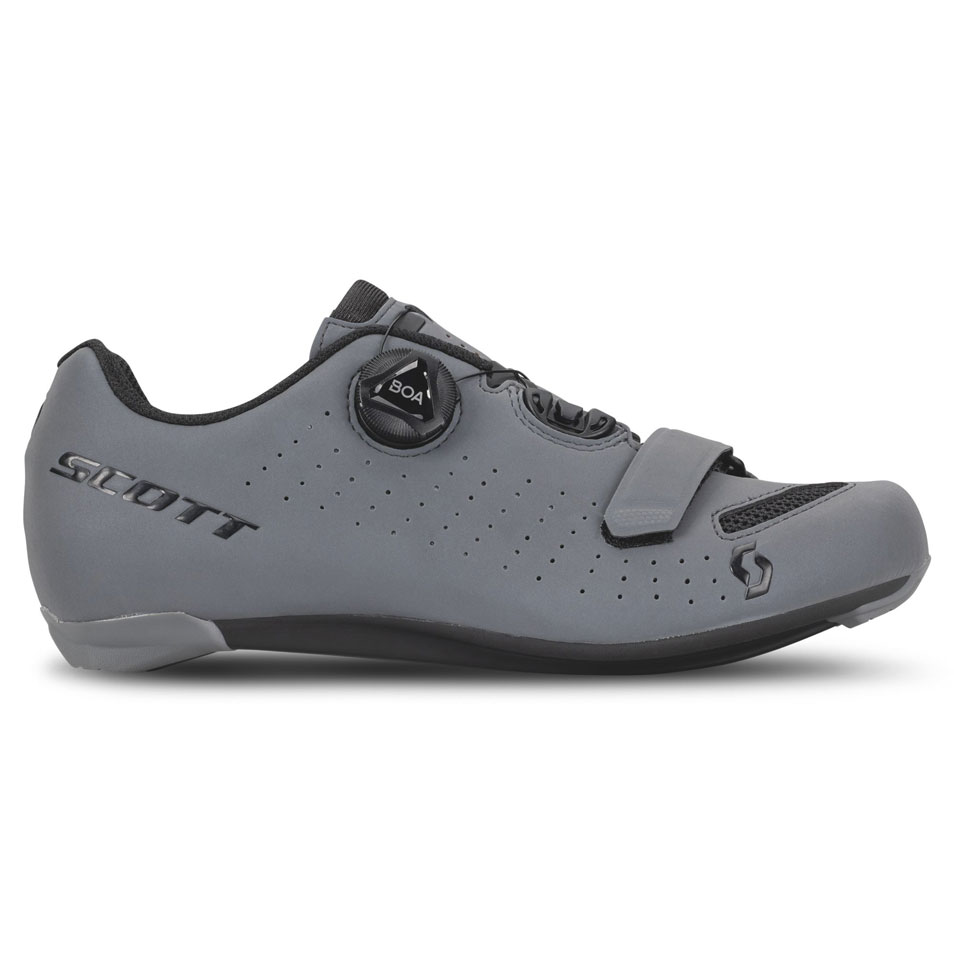 Scott Comp Boa Landevejssko Til Kvinder Grey Reflective/Black