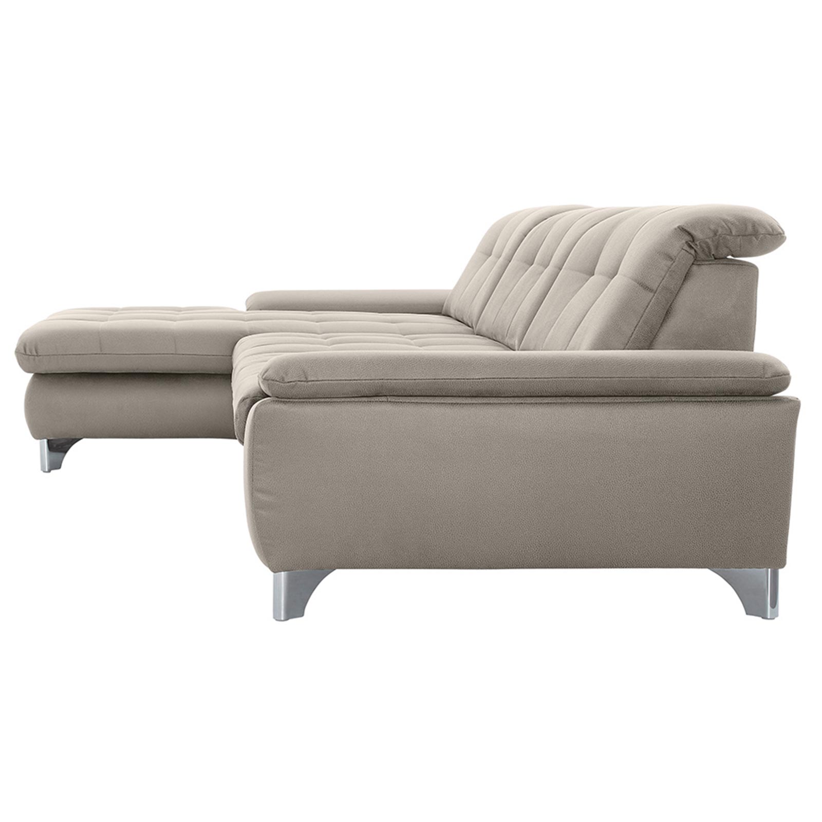 polsterpower Ecksofa - Holiday alu - Basismodell - Recamiere links