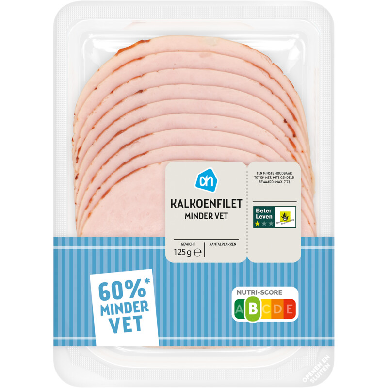 AH Kalkoenfilet minder vet