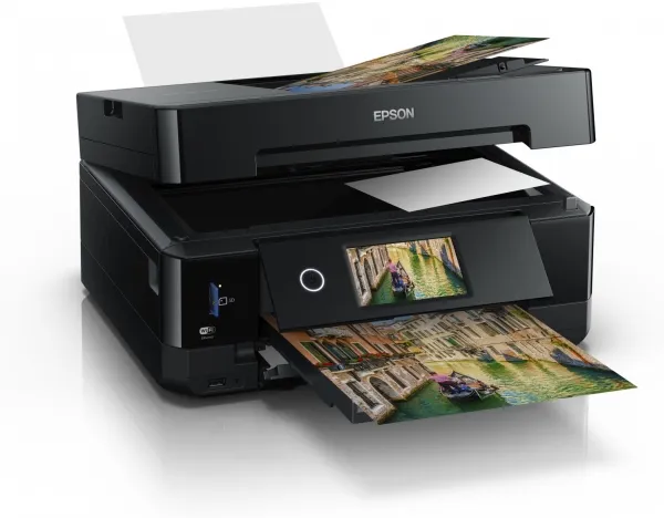 Epson Expression Premium XP-7100 Small-in-One - Multifunktionsprinter - farve - blækprinter - Legal (216 x 356 mm) (original) - A4/Legal (medie) - op til 11 spm (kopiering) - op til 15.8 spm (udskriver) - 120 ark - USB 2.0, Gigabit LAN, Wi-Fi(n) - so