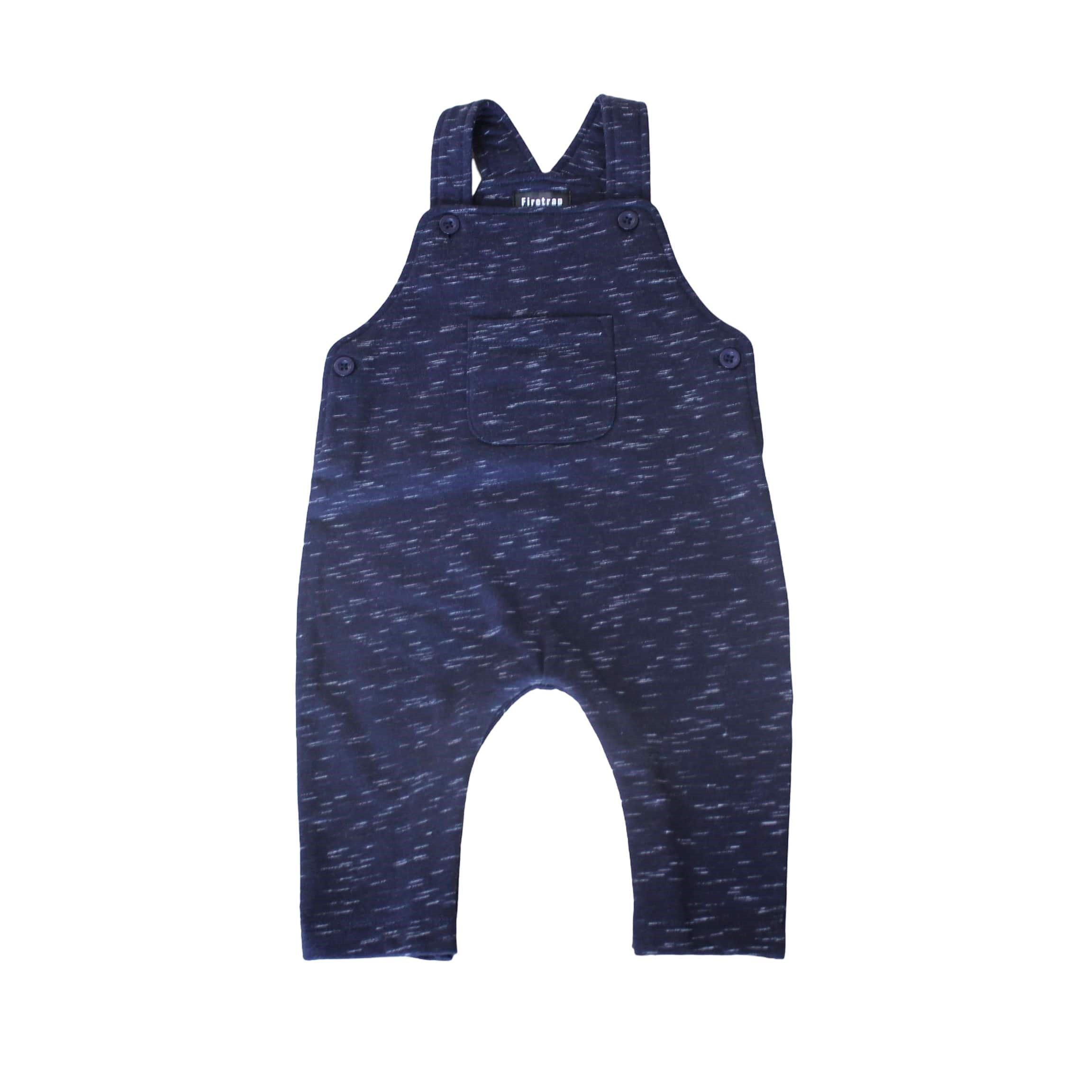 Firetrap Baby Boys Dungaree and Long Sleeve Top Set
