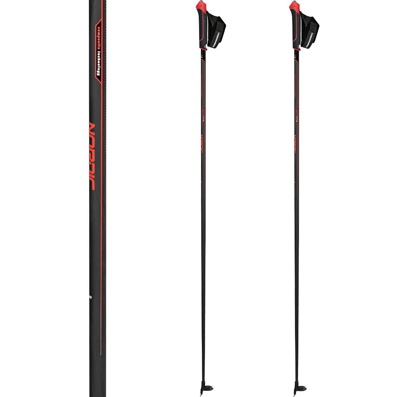 Komperdell Nordic CX-100 Sport red | Classic | Langlaufstöcke | Langlauf | XSPO