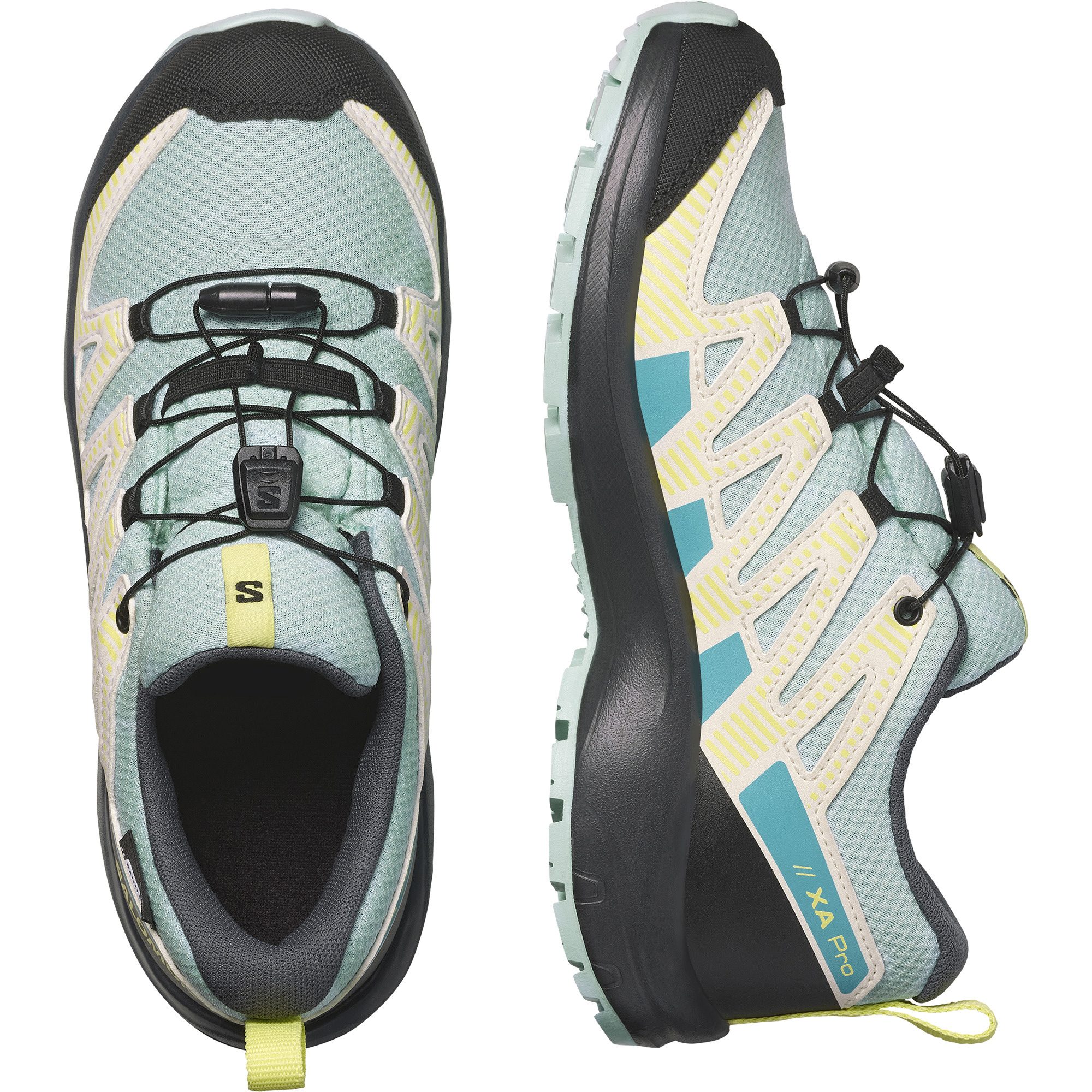 Salomon XA PRO V8 Climasalomon™ Waterproof Trailrunningschuhe Kinder tanager turquoise