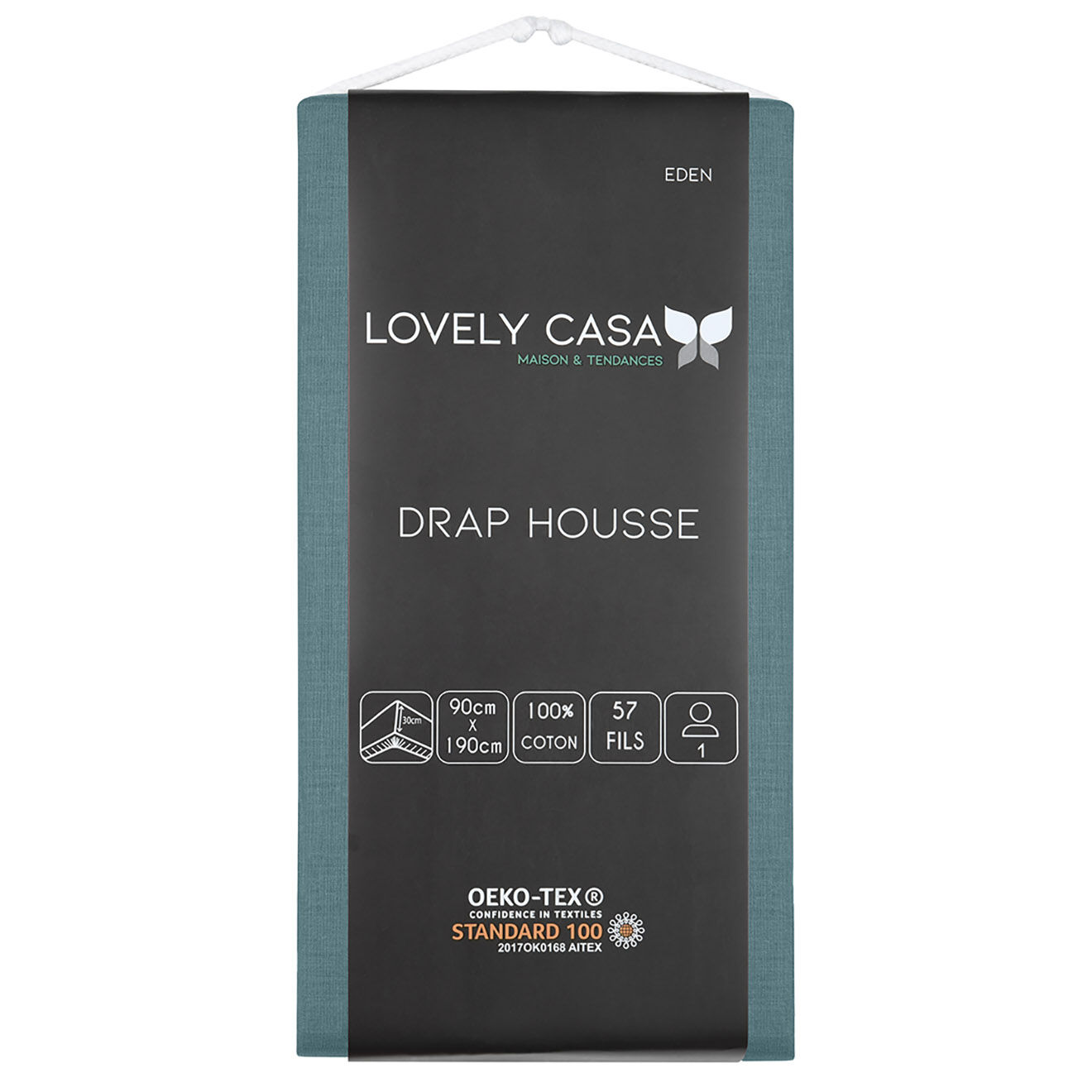 Stof Drap housse Eden bonnet 30 cm eucalyptus