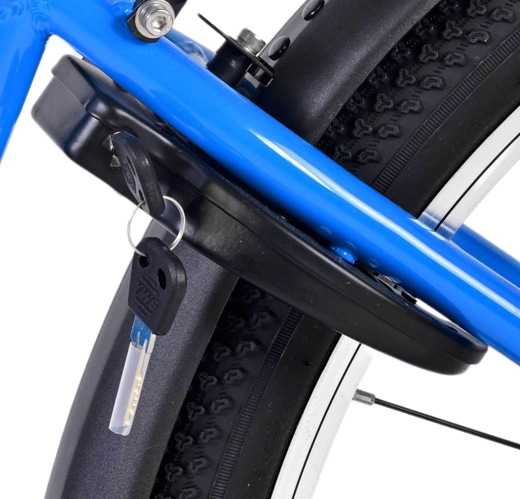 TPFSports Cross Kinderfahrrad - Jungen - Rücktritt + Handbremse - 24 Zoll - Blau