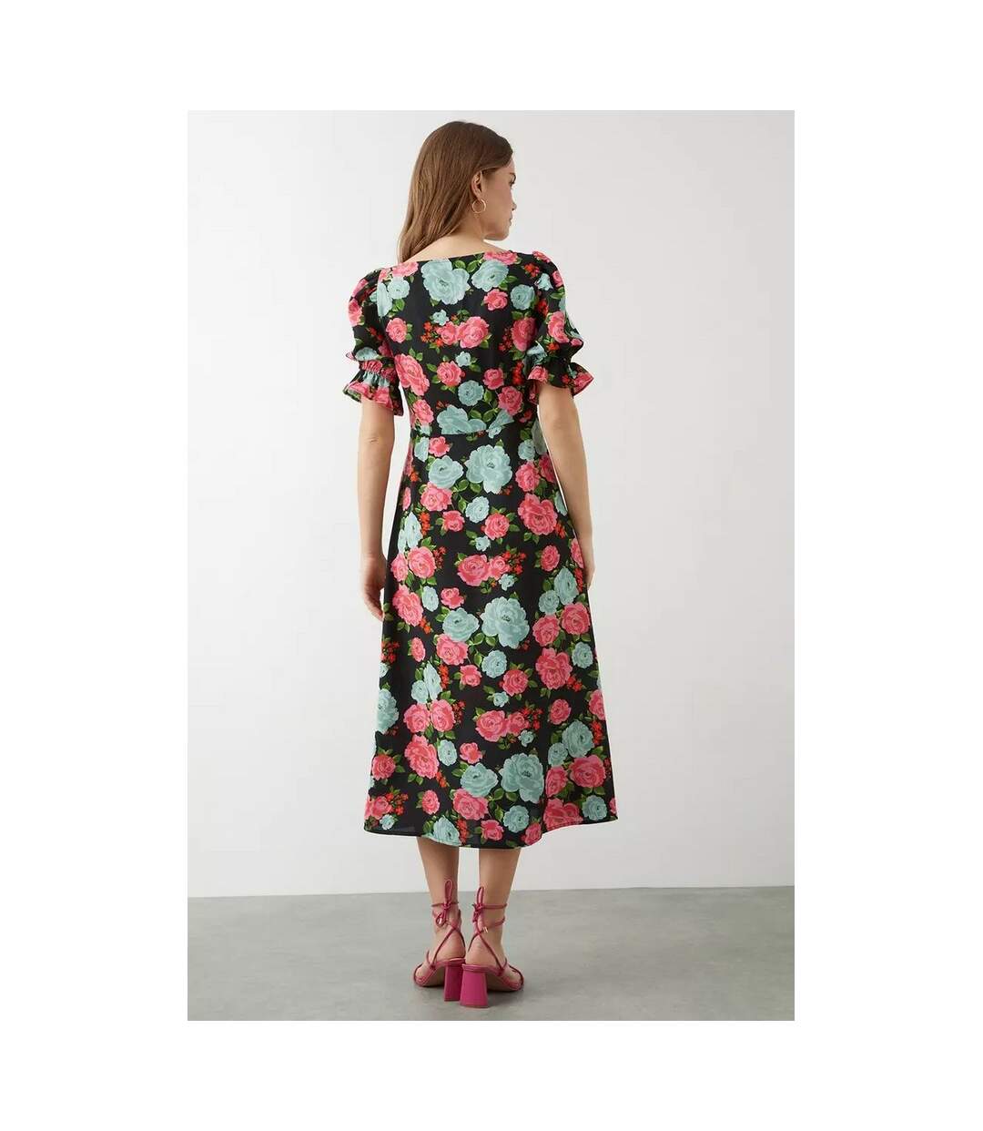 Dorothy Perkins - Robe mi-longue - Femme (Noir) - UTDP1601