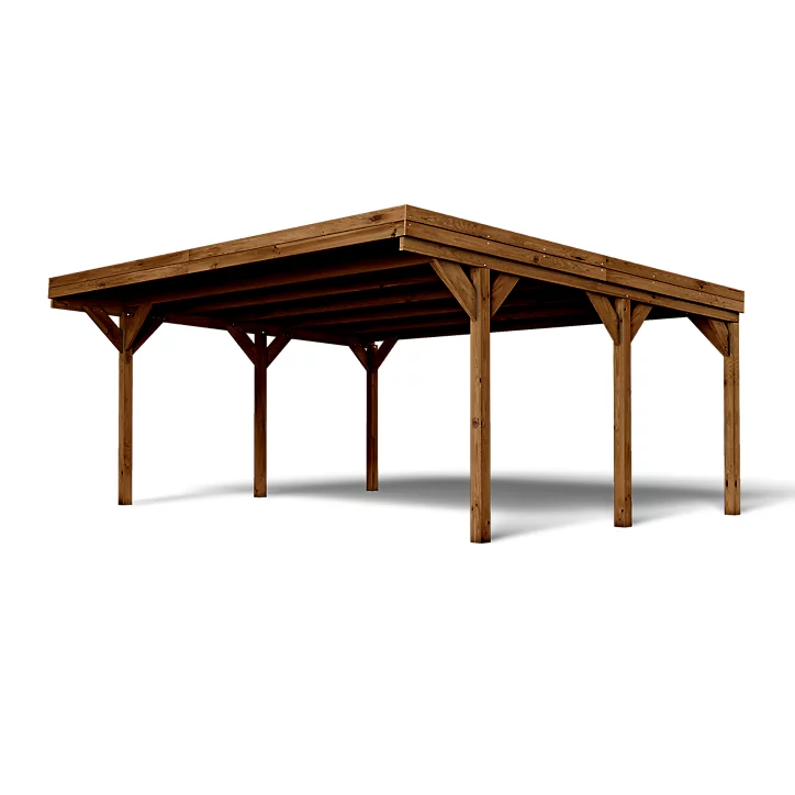 Carport double bois Victor
