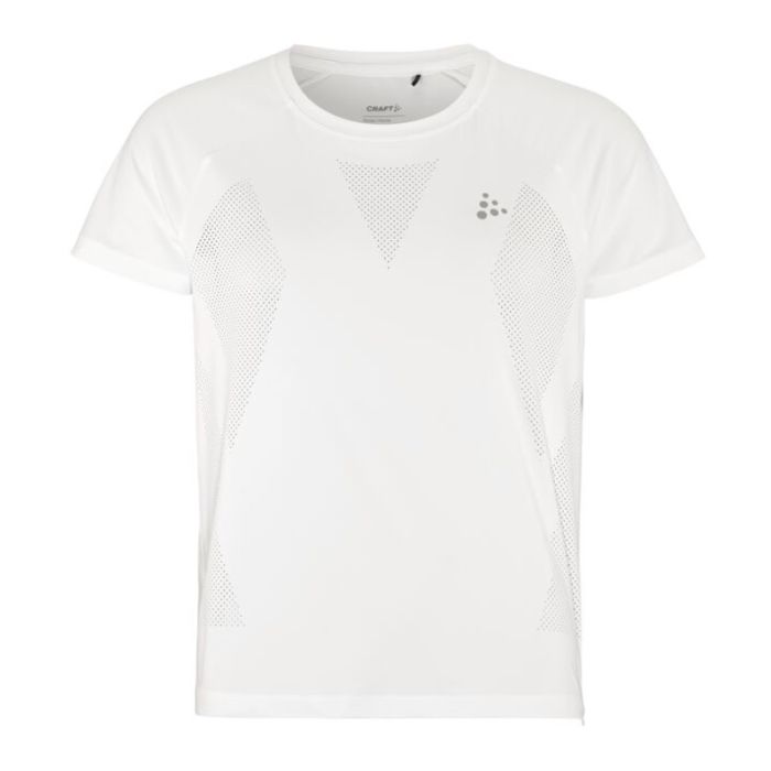 Craft Dame T-shirts Adv Tone Perforated Tee Hvid