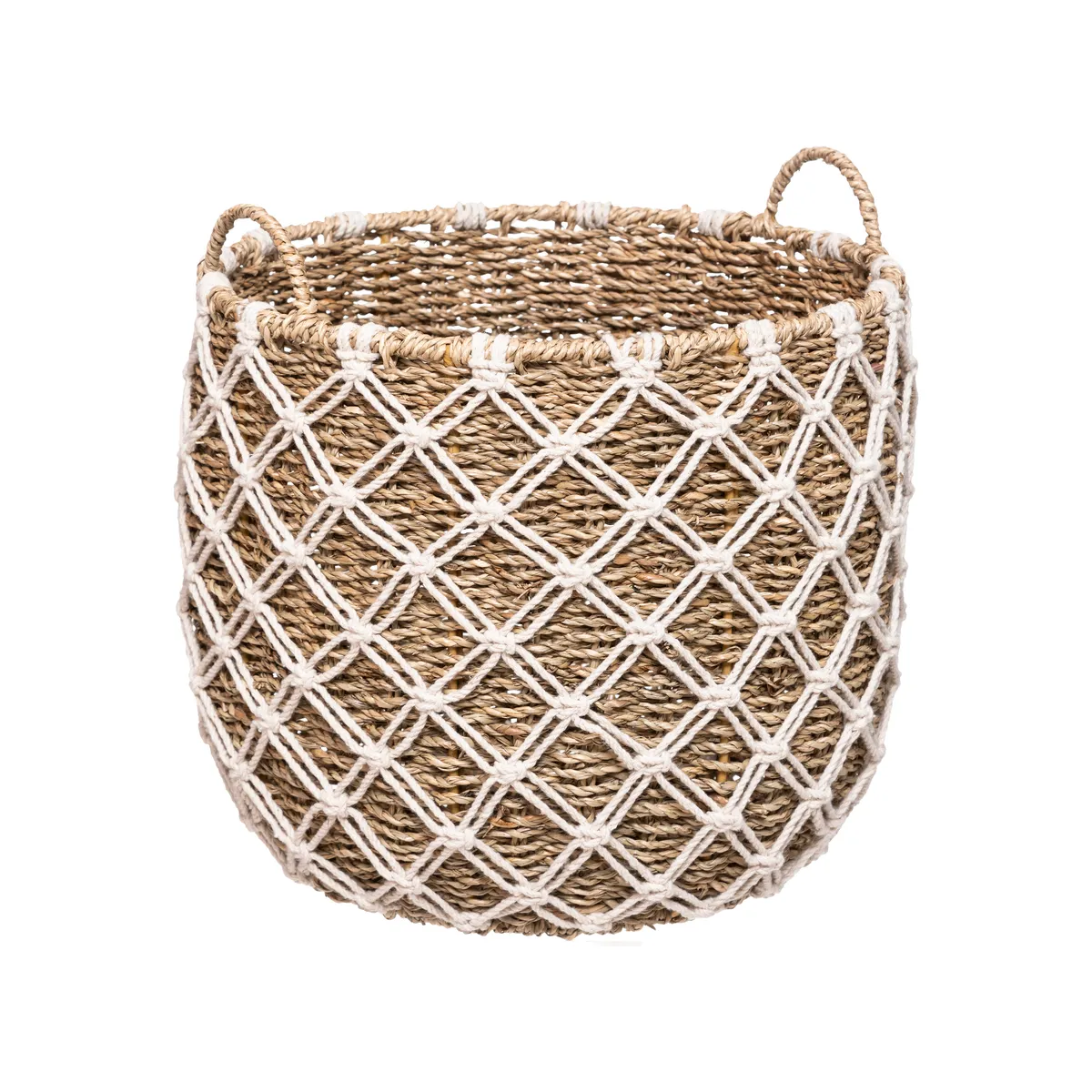 Atmosphera, Createur D'Interieur Atmosphera Panier macramé Palm - Beige