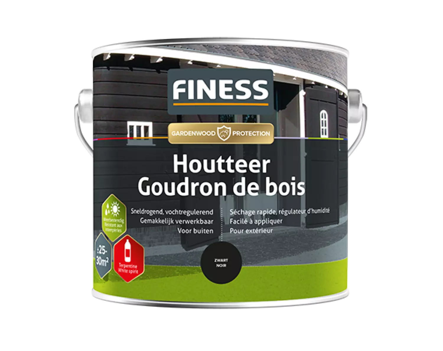 Finess Houtteer - Zwart - 750ml