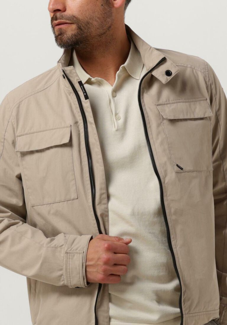 VANGUARD beige vanguard jack short jacket mech cotton racechase