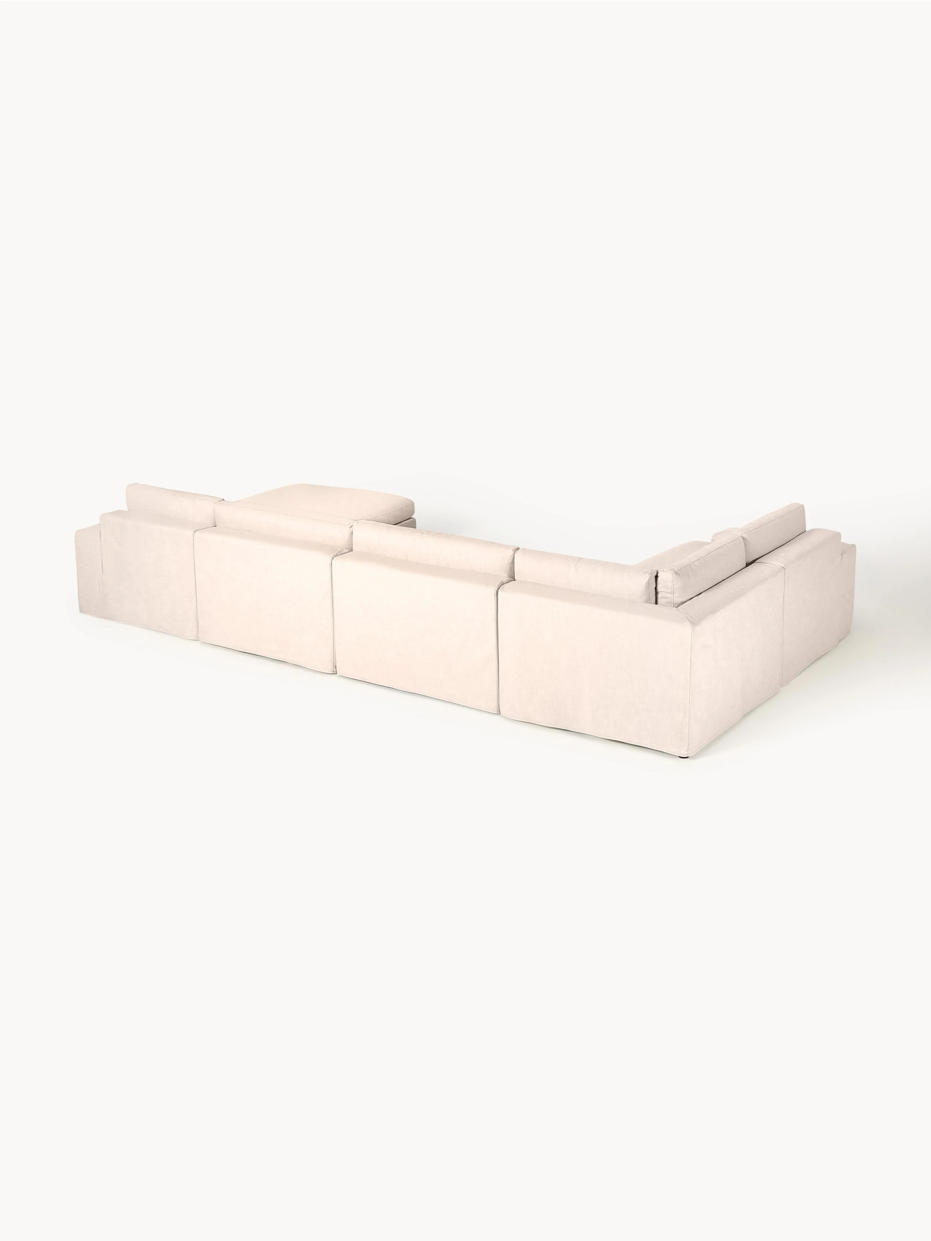 Modulaire U-bank Russell met afneembaar hoezen