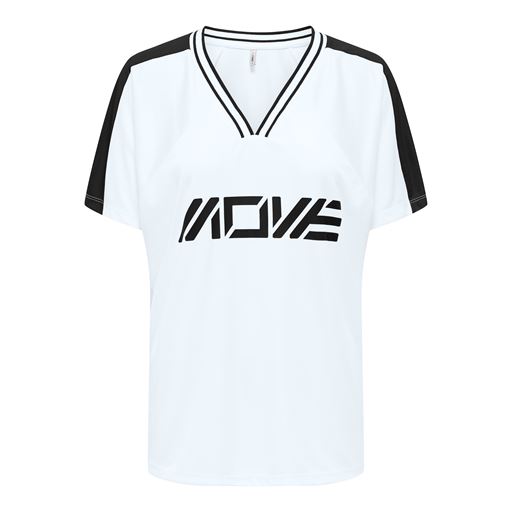 ONLY Bella Sport T-shirt, Bright White/Black, M