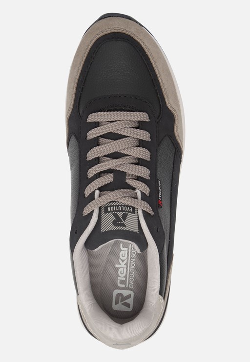 Rieker Sneakers blauw Textiel