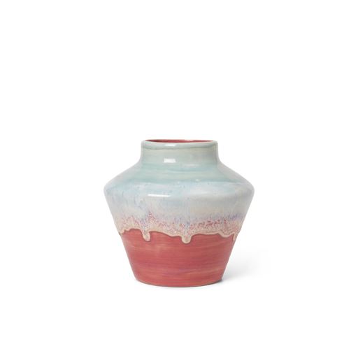 Kähler X KimPop Vase, Mint/Pink