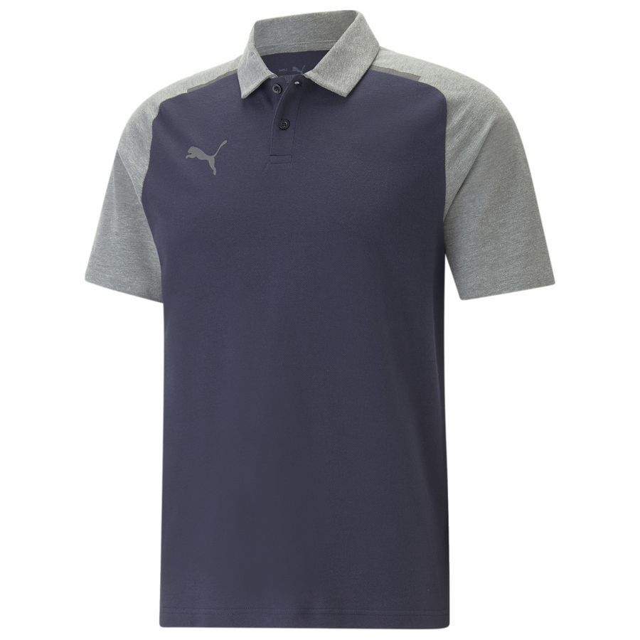 PUMA Polo teamCUP Casuals - Bleu/Gris