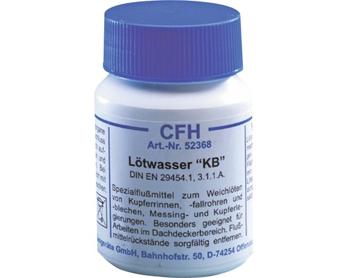 Soldeervloeimiddel voor koperplaat CFH LWK 368
