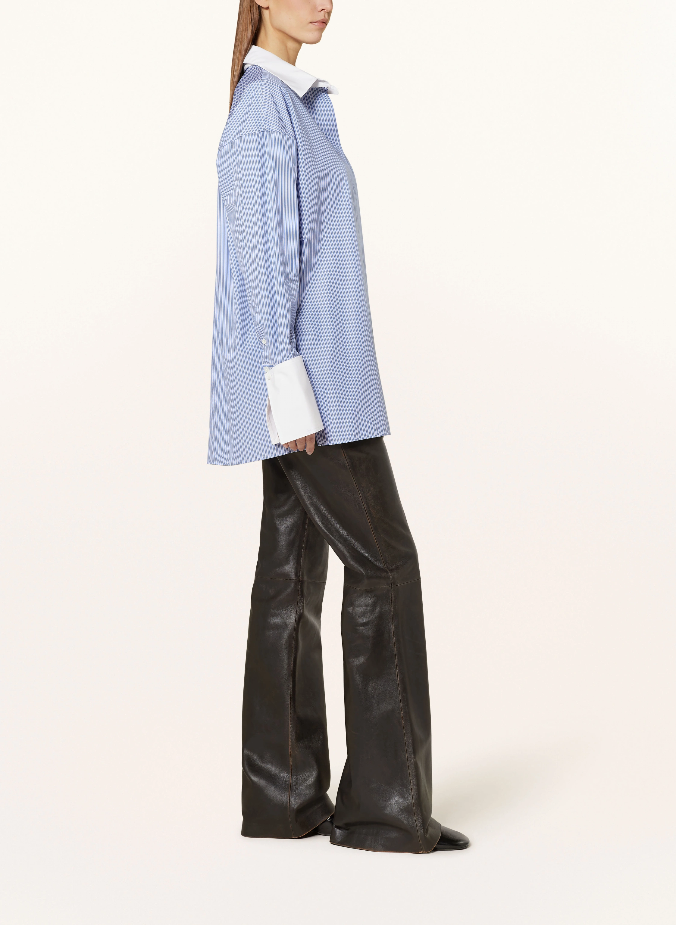 LOEWE Bootcut-Hose aus Leder