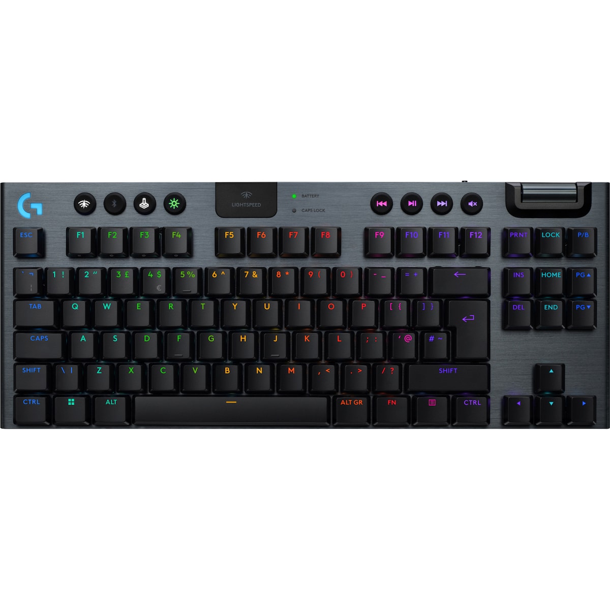 Logitech G915 X Lightspeed TKL Wireless Linear gamingtastatur (sort)